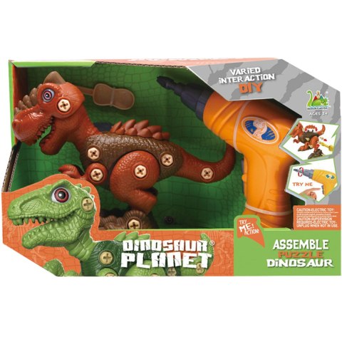 DINOZAUR DO SKRĘCANIA Z WKRĘTARKĄ ZESTAW MAŁEGO MAJSTERKOWICZA ZRÓB TO SAM DINOZAUR DO SKRĘCANIA Z WKRĘTARKĄ ZESTAW MAŁEGO MAJSTERKOWICZA ZRÓB TO SAM