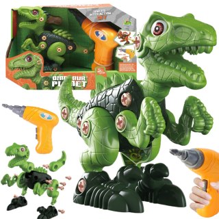 DINOZAUR DO SKRĘCANIA Z WKRĘTARKĄ ZRÓB TO SAM ZESTAW MAŁEGO MAJSTERKOWICZA