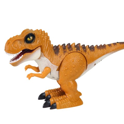 DINOZAUR EFEKTY ŚWIETLNE I DŹWIĘKOWE RUCHOMY ŚWIECĄCE OCZY ODGŁOSY RYKU