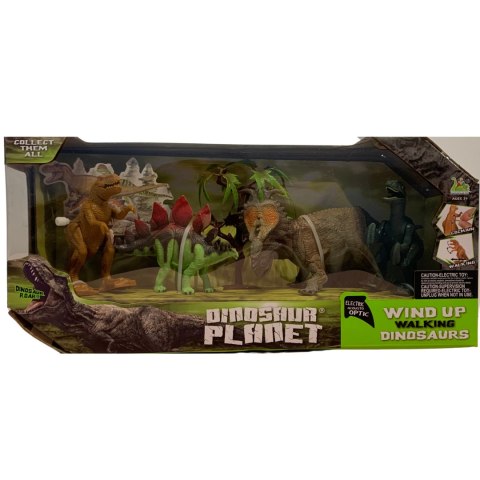 ZESTAW 4 DINOZAURY ZESTAW DINOZAURÓW DO ZABAWY JEDEN NAKRĘCANY DRZEWKO ZESTAW 4 DINOZAURY ZESTAW DINOZAURÓW DO ZABAWY JEDEN NAKRĘCANY DRZEWKO