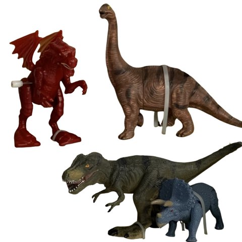 ZESTAW FIGUREK DINOZAURÓW DO ZABAWY 4 DINOZAURY JEDEN NAKRĘCANY DRZEWKO ZESTAW FIGUREK DINOZAURÓW DO ZABAWY 4 DINOZAURY JEDEN NAKRĘCANY DRZEWKO