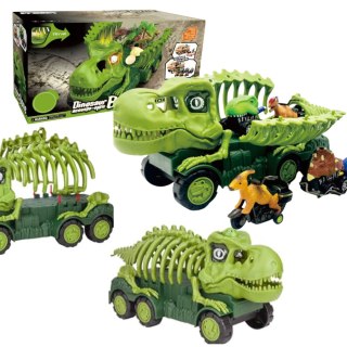 ZESTAW SZKIELET DINOZAURA INTERAKTYWNY TRANSPORTER QUADY MOTORY MOTYW ZWIER