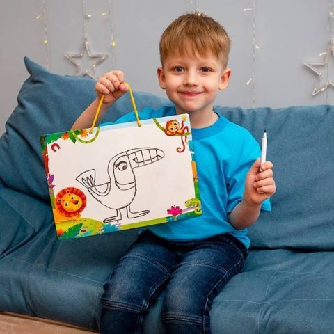 TABLICA MAGNETYCZNA ZOO ZWIERZĘTA MARKERY ZESTAW EDUKACYJNY ROTER KAFER TABLICA MAGNETYCZNA ZOO ZWIERZĘTA MARKERY ZESTAW EDUKACYJNY ROTER KAFER