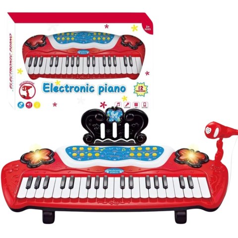 ELEKTRONICZNE PIANINO DLA DZIECI MIKROFON ŚWIATŁO INSTRUMENT MUZYCZNY ELEKTRONICZNE PIANINO DLA DZIECI MIKROFON ŚWIATŁO INSTRUMENT MUZYCZNY