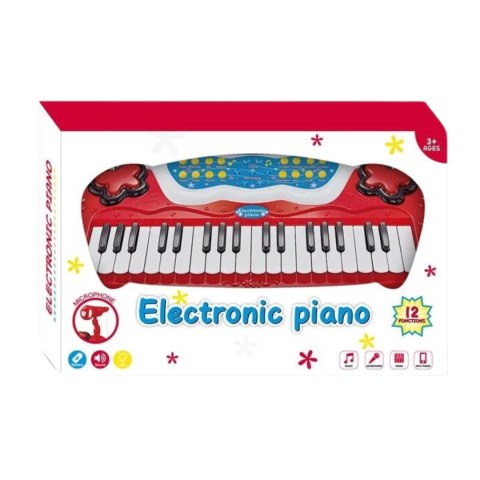 ELEKTRONICZNE PIANINO DLA DZIECI MIKROFON ŚWIATŁO INSTRUMENT MUZYCZNY ELEKTRONICZNE PIANINO DLA DZIECI MIKROFON ŚWIATŁO INSTRUMENT MUZYCZNY