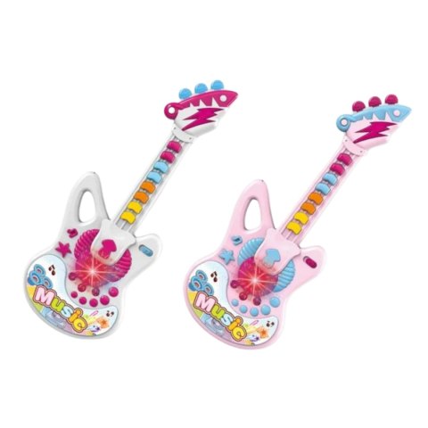 GITARA INTERAKTYWNA DLA DZIECI EFEKTY ŚWIETLNE INSTRUMENT MUZYCZNY