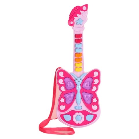 GITARA INTERAKTYWNA DLA DZIECI INSTRUMENT MUZYCZNY EFEKTY DŹWIĘKOWE ŚWIATŁO GITARA INTERAKTYWNA DLA DZIECI INSTRUMENT MUZYCZNY EFEKTY DŹWIĘKOWE ŚWIATŁO