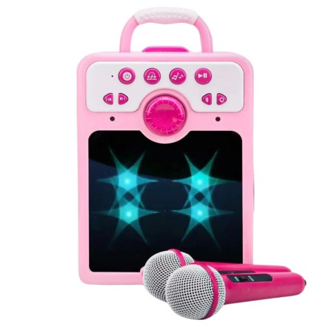 ZESTAW DO ŚPIEWANIA KARAOKE DWA MIKROFONY EFEKTY ŚWIETLNE WGRANE PIOSENKI ZESTAW DO ŚPIEWANIA KARAOKE DWA MIKROFONY EFEKTY ŚWIETLNE WGRANE PIOSENKI