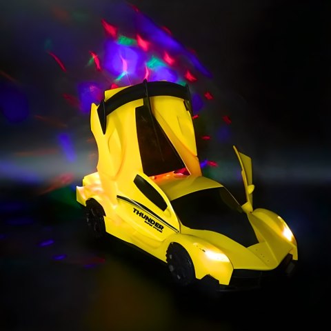 GRAJĄCE AUTO Z LAMPĄ MUZYKA DŹWIĘKI ŚWIATŁA SAMOCHÓD