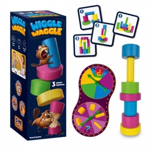 GRA PLANSZOWA EDUKACYJNA WIGGLE WAGGLE BUDOWANIE WIEŻY KARTY ROTER KAFER GRA PLANSZOWA EDUKACYJNA WIGGLE WAGGLE BUDOWANIE WIEŻY KARTY ROTER KAFER