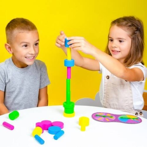 GRA PLANSZOWA EDUKACYJNA WIGGLE WAGGLE BUDOWANIE WIEŻY KARTY ROTER KAFER GRA PLANSZOWA EDUKACYJNA WIGGLE WAGGLE BUDOWANIE WIEŻY KARTY ROTER KAFER