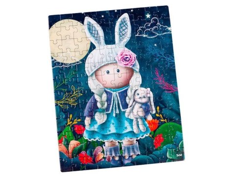 PUZZLE LALKA Z KRÓLICZKIEM ZESTAW UKŁADANKA MAGICZNE PUZZLE DLA DZIECI PUZZLE LALKA Z KRÓLICZKIEM ZESTAW UKŁADANKA MAGICZNE PUZZLE DLA DZIECI