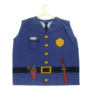 Police uniforms and hats.