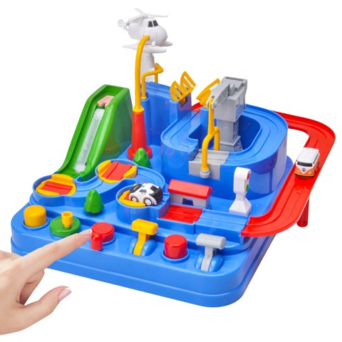 26Cm 6 button adventure with 4 cars