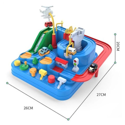 26Cm 6 button adventure with 4 cars