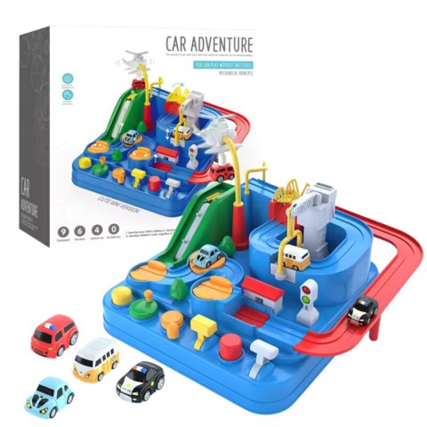 26Cm 6 button adventure with 4 cars