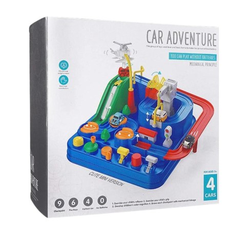26Cm 6 button adventure with 4 cars