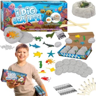 Archaeological Excavation-Underwater World 12/Box with Single Double Head Tool