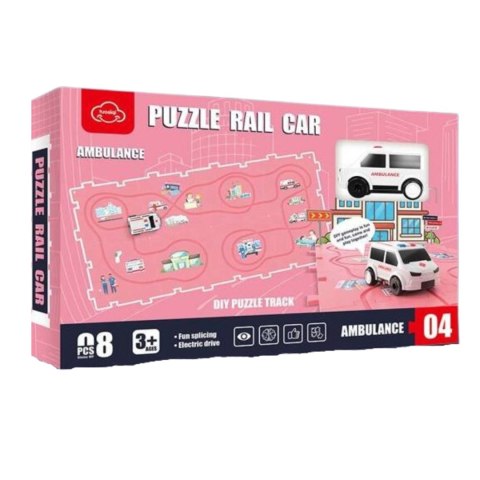 Diy puzzle track - ambulance Diy puzzle track - ambulance
