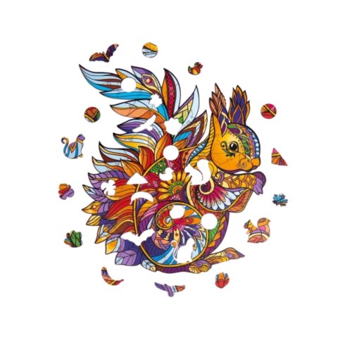 PUZZLE DREWNIANE UKŁADANKA LEŚNA WIEWIÓRKA ZESTAW PUZZLI A4 OZDOBA PUZZLE DREWNIANE UKŁADANKA LEŚNA WIEWIÓRKA ZESTAW PUZZLI A4 OZDOBA