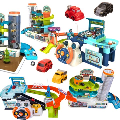 Steering wheel track, car building two in one set