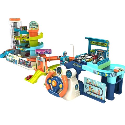 Steering wheel track, car building two in one set