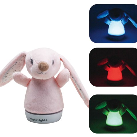 A baby soothing plush night light (rabbit doll) A baby soothing plush night light (rabbit doll)