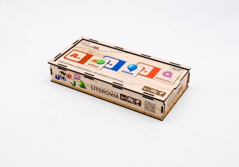 Drewniana układanka, łamigłówka LITEROWA Puz-22335 Drewniana układanka, łamigłówka LITEROWA Puz-22335