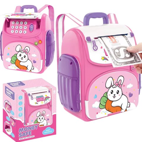 Little White Rabbit backpack piggy bank Little White Rabbit backpack piggy bank