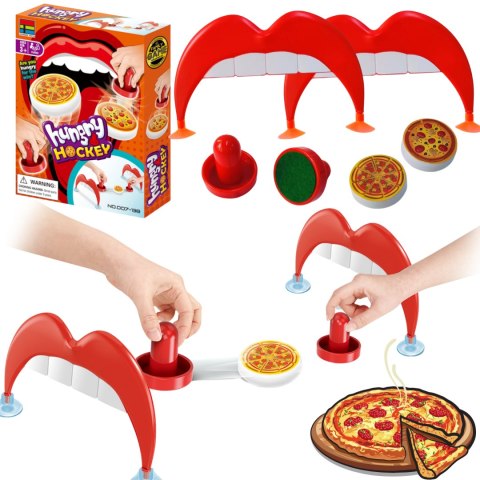 Pizza ice hockey game