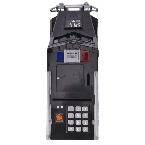 Special police vehicle money storage tank