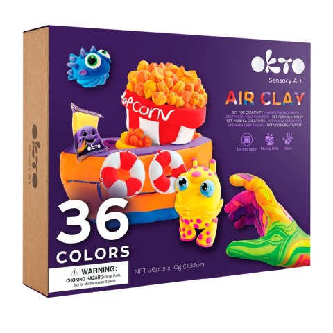 Zestaw lekkiej ciastoliny 36 kolorów 70149 Zestaw lekkiej ciastoliny 36 kolorów 70149