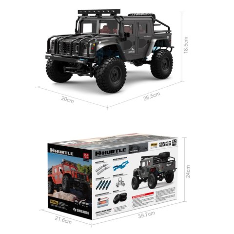 Samochód Terenowy Hummer Zdalnie Sterowany Pilotem Napęd 4x4 Światła Led Samochód Terenowy Hummer Zdalnie Sterowany Pilotem Napęd 4x4 Światła Led