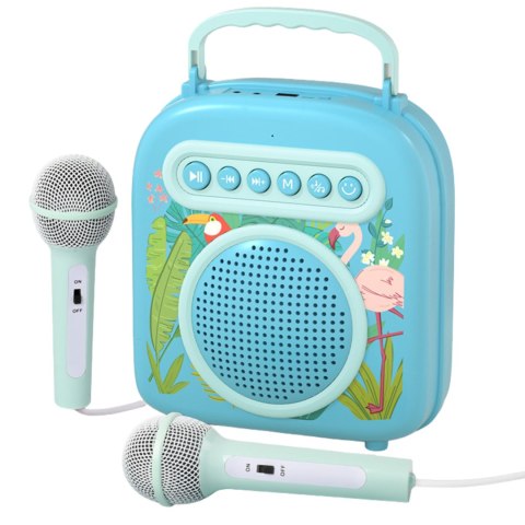 Zestaw Do Karaoke Dla Dzieci 2 Mikrofony Głośnik Funkcja Bluetooth Muzyka Zestaw Do Karaoke Dla Dzieci 2 Mikrofony Głośnik Funkcja Bluetooth Muzyka