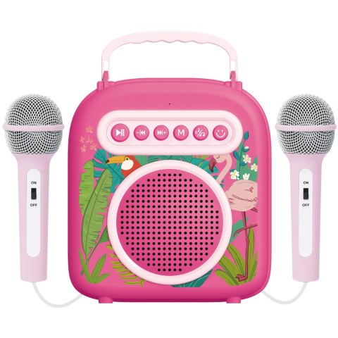 Zestaw Do Karaoke Dla Dzieci 2 Mikrofony Głośnik Funkcja Bluetooth Muzyka Zestaw Do Karaoke Dla Dzieci 2 Mikrofony Głośnik Funkcja Bluetooth Muzyka