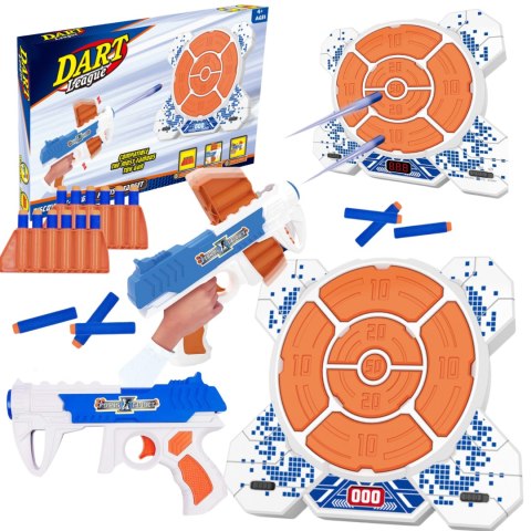 Zestaw Strzelecki Podświetlana Tarcza Licznik Punktów Pistolet Naboje Zestaw Strzelecki Podświetlana Tarcza Licznik Punktów Pistolet Naboje