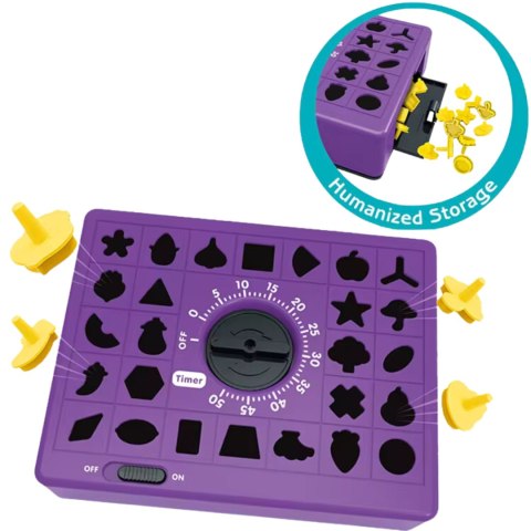 Puzzle Układanka Na Czas Dopasowywanie Kształtów Pokrętło Szufladka
