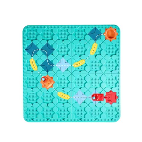 Tor Przeszkód Drogi Koparka Układanka Labirynt Puzzle Klocki Montessori XXL