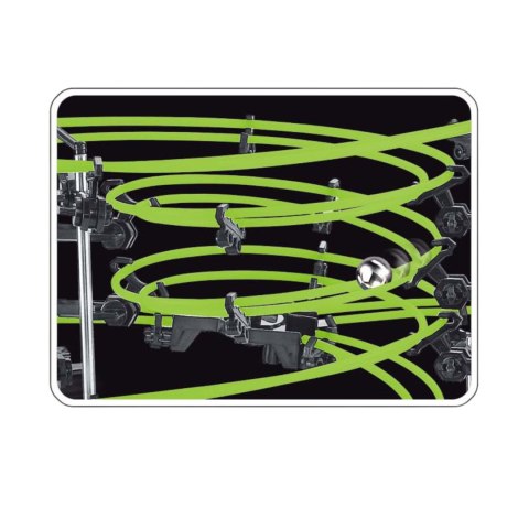 Zestaw Kosmiczny Tor Kulkowy Kulodrom Winda Puzzle Klocki 3D Montessori XXL Zestaw Kosmiczny Tor Kulkowy Kulodrom Winda Puzzle Klocki 3D Montessori XXL