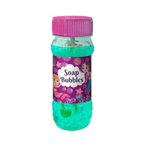 Bańki Mydlane Syrenki Motyw Magiczny Płyn Zestaw Tworzenie Baniek 145 ml Bańki Mydlane Syrenki Motyw Magiczny Płyn Zestaw Tworzenie Baniek 145 ml