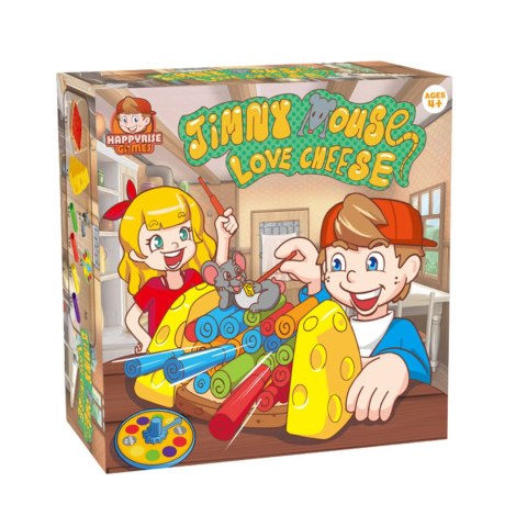 Gra Zręcznościowa Rodzinna Logiczna Myszka Jimmy Kocha Ser Figurka Wieża Gra Zręcznościowa Rodzinna Logiczna Myszka Jimmy Kocha Ser Figurka Wieża
