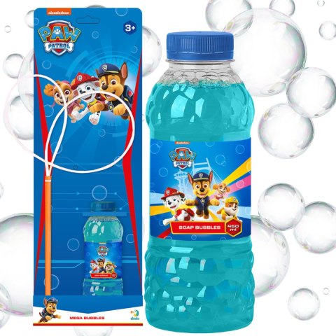 Mega Zestaw Do Tworzenia Baniek Mydlanych Psi Patrol Duże Bańki Płyn 450 ml Mega Zestaw Do Tworzenia Baniek Mydlanych Psi Patrol Duże Bańki Płyn 450 ml