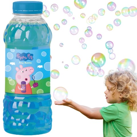 Płyn Do Baniek Mydlanych Świnka Peppa Pig Do Tworzenia Dla Dzieci 450 ml Płyn Do Baniek Mydlanych Świnka Peppa Pig Do Tworzenia Dla Dzieci 450 ml