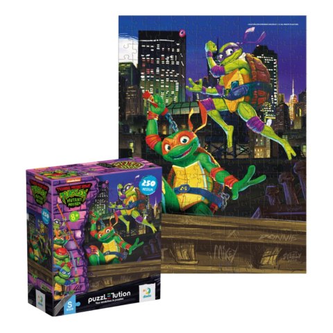 Puzzle "Wojownicze Żółwie Ninja - Donatello I Michelangelo" 250 Elementów Puzzle "Wojownicze Żółwie Ninja - Donatello I Michelangelo" 250 Elementów