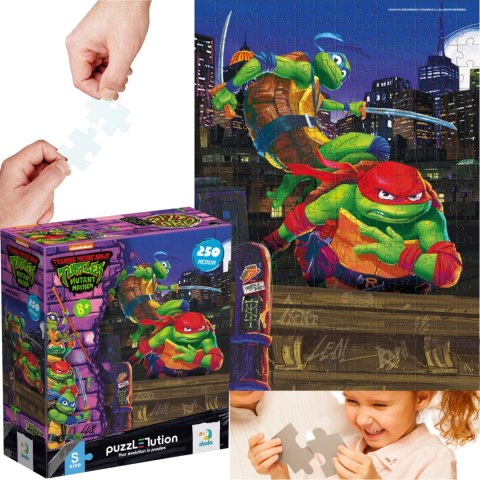 Puzzle "Wojownicze Żółwie Ninja" - "Leonardo i Raphael" 250 Elementów 8+ Puzzle "Wojownicze Żółwie Ninja" - "Leonardo i Raphael" 250 Elementów 8+
