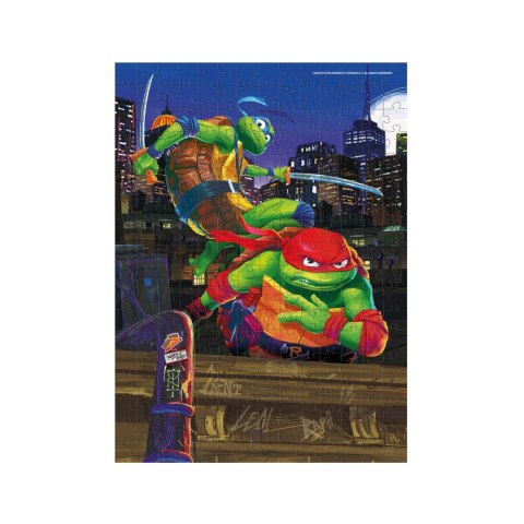 Puzzle "Wojownicze Żółwie Ninja" - "Leonardo i Raphael" 250 Elementów 8+ Puzzle "Wojownicze Żółwie Ninja" - "Leonardo i Raphael" 250 Elementów 8+