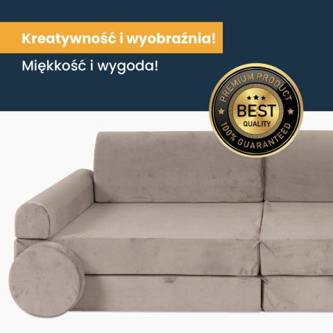 Sofa Dziecięca Premium Różowa Rozkładana Przyjemna W Dotyku Siedzisko Pufy Sofa Dziecięca Premium Różowa Rozkładana Przyjemna W Dotyku Siedzisko Pufy