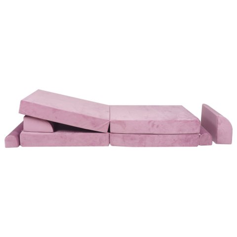 Sofa Dziecięca Premium Różowa Rozkładana Przyjemna W Dotyku Siedzisko Pufy Sofa Dziecięca Premium Różowa Rozkładana Przyjemna W Dotyku Siedzisko Pufy