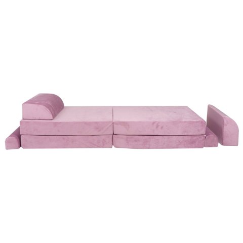 Sofa Dziecięca Premium Różowa Rozkładana Przyjemna W Dotyku Siedzisko Pufy Sofa Dziecięca Premium Różowa Rozkładana Przyjemna W Dotyku Siedzisko Pufy