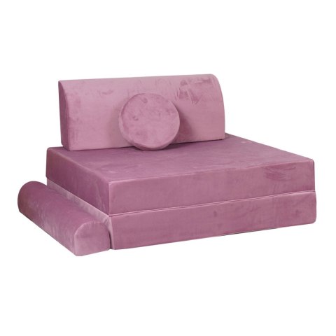 Sofa Dziecięca Premium Różowa Rozkładana Przyjemna W Dotyku Siedzisko Pufy Sofa Dziecięca Premium Różowa Rozkładana Przyjemna W Dotyku Siedzisko Pufy